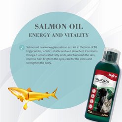 Bioline Salmon Oil Extract Liquid Skin & Coat Supplement for Dogs & Cat, 8.5-fl oz bottle slide 2 of 7