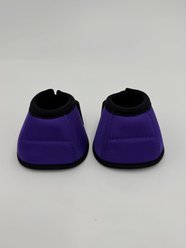 ORTHO EQUINE Horse Bell Boots, Purple, Medium slide 2 of 4