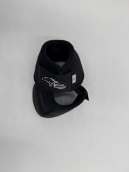 ORTHO EQUINE Horse Bell Boots, Black, Large slide 2 of 4
