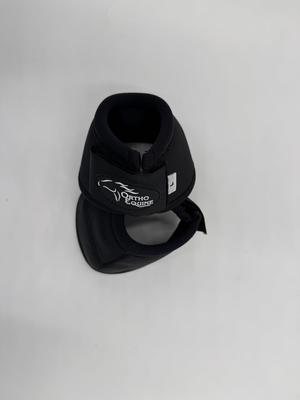 Show full view: ORTHO EQUINE Horse Bell Boots, Black, Small slide 2 of 4
