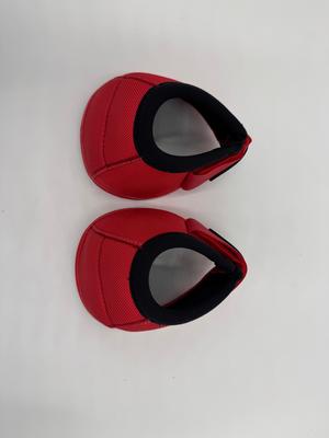 Show full view: ORTHO EQUINE Horse Bell Boots, Red, Small slide 3 of 4