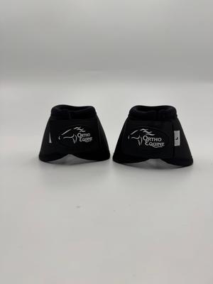 Show full view: ORTHO EQUINE Horse Bell Boots, Black, Small slide 4 of 4