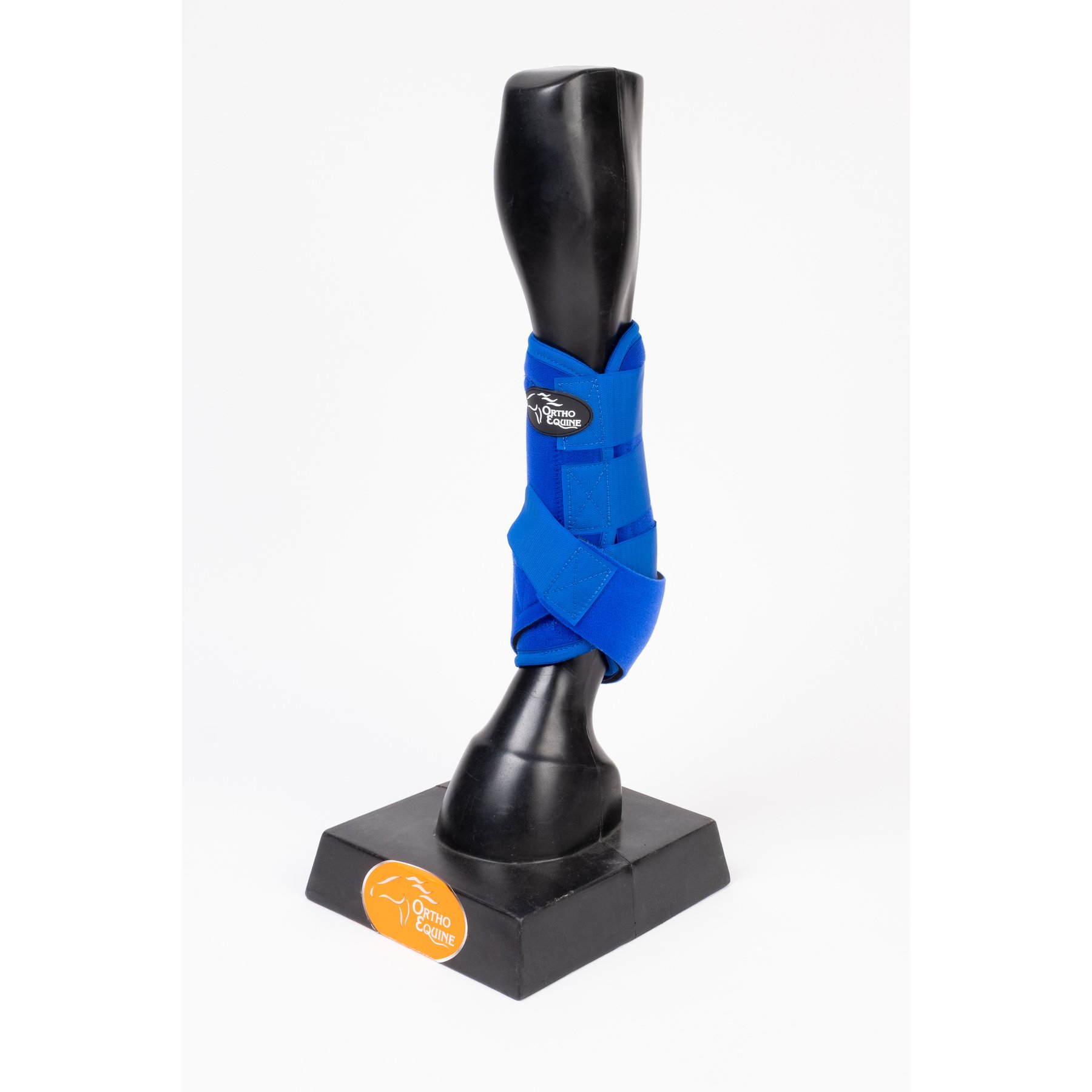ORTHO EQUINE Complete Comfort Front Horse Boots, Royal Blue, Medium