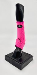 ORTHO EQUINE Complete Comfort Hind Horse Boots, Hot Pink, Small