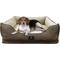 Show in main carousel: Serta Cuddler Orthopedic Bolster Dog & Cat Bed, Mocha, Large slide 5 of 6