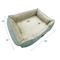 Show in main carousel: Serta Cuddler Orthopedic Bolster Dog & Cat Bed, Blue, Large slide 6 of 6