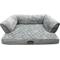 Show in main carousel: Beautyrest Super Lux Sofa Extended Sleep Surface Orthopedic Bolster Dog & Cat Bed, Gray, Large slide 1 of 7