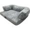 Show in main carousel: Beautyrest Super Lux Sofa Extended Sleep Surface Orthopedic Bolster Dog & Cat Bed, Gray, Medium slide 2 of 6