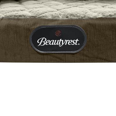 Show full view: Beautyrest Super Lux Sofa Extended Sleep Surface Orthopedic Bolster Dog & Cat Bed, X-Large, Brown slide 3 of 6