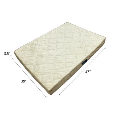 Show full view: Serta Quilted Orthopedic Pillowtop Bolster Dog Bed with Removable Cover, X-Large, Tan slide 6 of 6