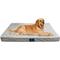 Show in main carousel: Serta Quilted Orthopedic Pillowtop Bolster Dog Bed with Removable Cover, X-Large, Gray slide 6 of 7