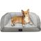 Show in main carousel: Serta Quilted Orthopedic Bolster Couch Dog & Cat Bed, Gray, Large slide 6 of 8