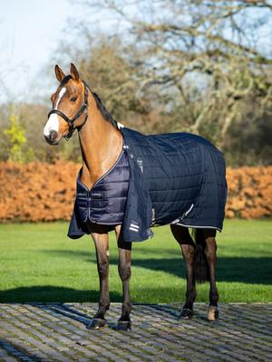 Show full view: LeMieux 100g Horse Blanket Liner, Navy, 69-in slide 6 of 7