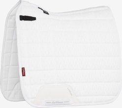 LeMieux 3D Mesh Self-Cool Dressage Square Horse Saddle Pad, White, Small/Medium