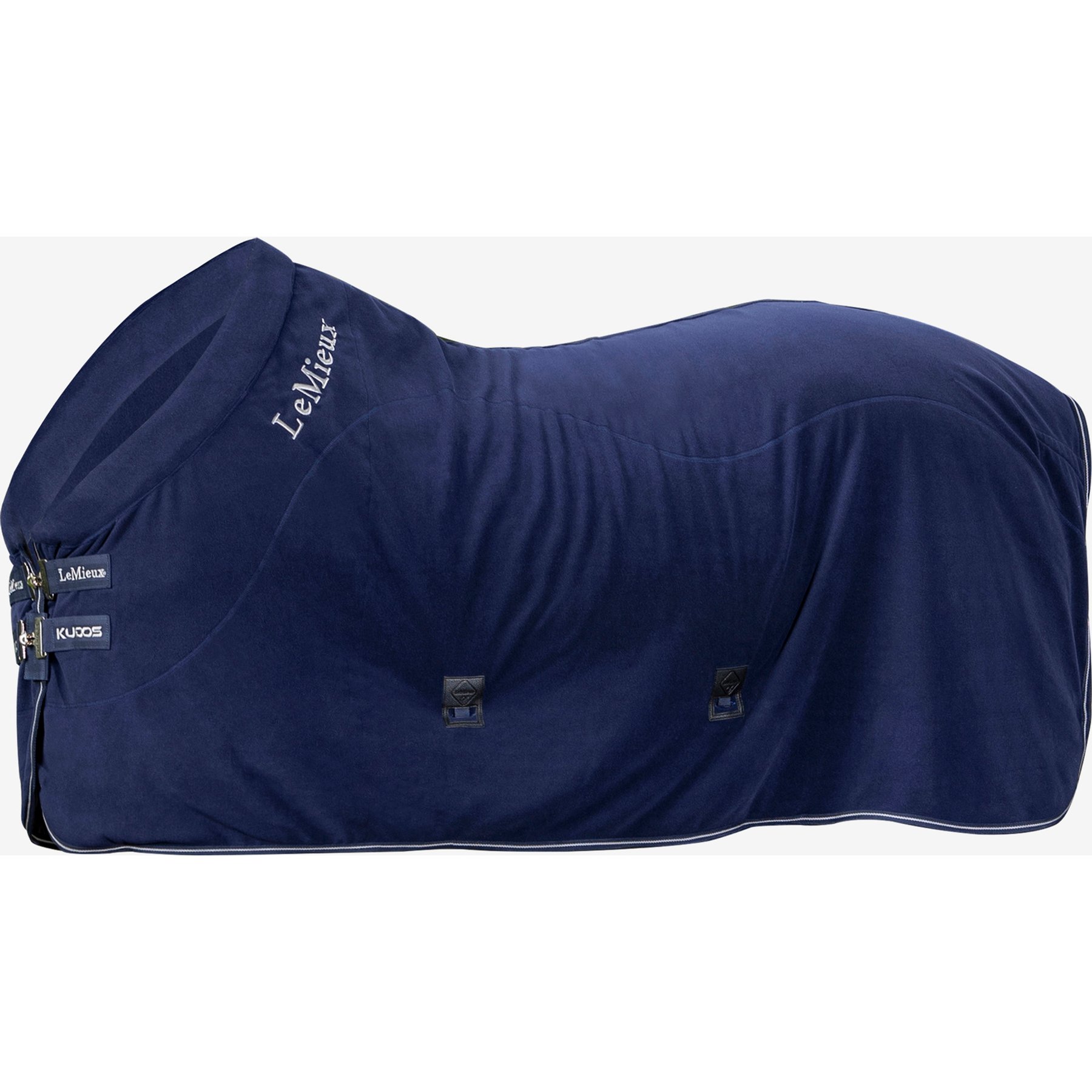 LeMieux Kudos Fleece Cooler Horse Blanket, Navy, 78-in