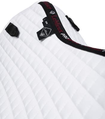 Show full view: LeMieux Cotton Dressage Square Horse Saddle Pad, White, X-Large slide 3 of 7