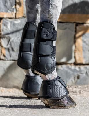 Show full view: LeMieux Capella Tendon Horse Boots, Black, Size 1, 2 count slide 8 of 9