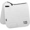 Show in main carousel: LeMieux Cotton Dressage Competition Square Horse Saddle Pad, White, Small/Medium slide 1 of 5