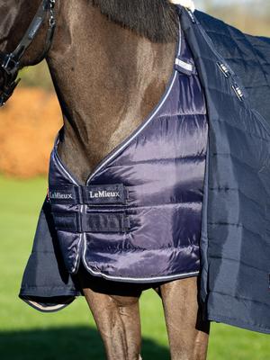 Show full view: LeMieux 100g Horse Blanket Liner, Navy, 69-in slide 3 of 7