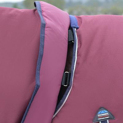Show full view: WeatherBeeta ComFiTec Essential Detach-A-Neck 220G Horse Turnout, Burgundy/Navy, 75-in slide 4 of 6