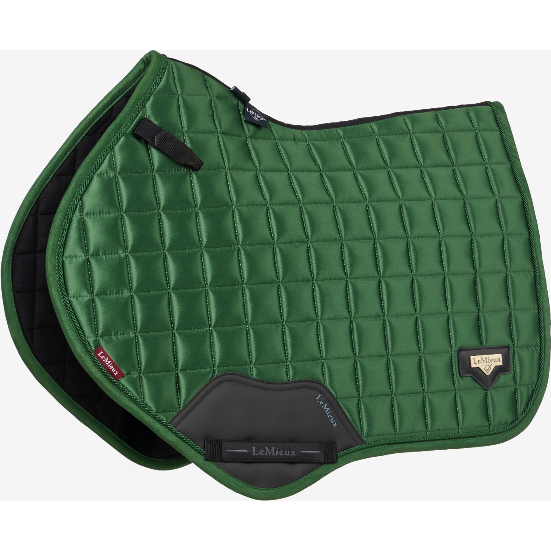 LeMieux Loire Classic Close Contact Square Horse Saddle Pad, Hunter Green, Small/Medium