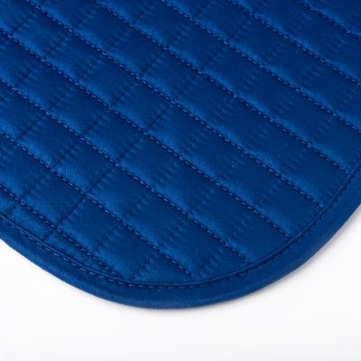 Show full view: LeMieux Suede Dressage Square Horse Saddle Pad, Benetton Blue, Small/Medium slide 5 of 9