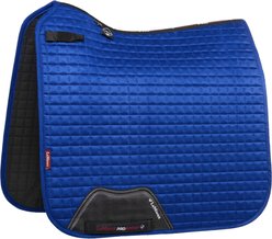 LeMieux Suede Dressage Square Horse Saddle Pad, Benetton Blue, Small/Medium