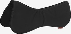 LeMieux ProSorb Plain 2 Pocket Half Horse Saddle Pad, Black, Large
