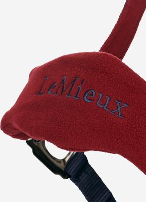 Show full view: LeMieux Vogue Horse Halter & Leadrope, Burgundy, Pony slide 3 of 8