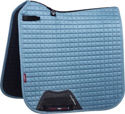 LeMieux Suede Dressage Square Horse Saddle Pad, Ice Blue, Small/Medium