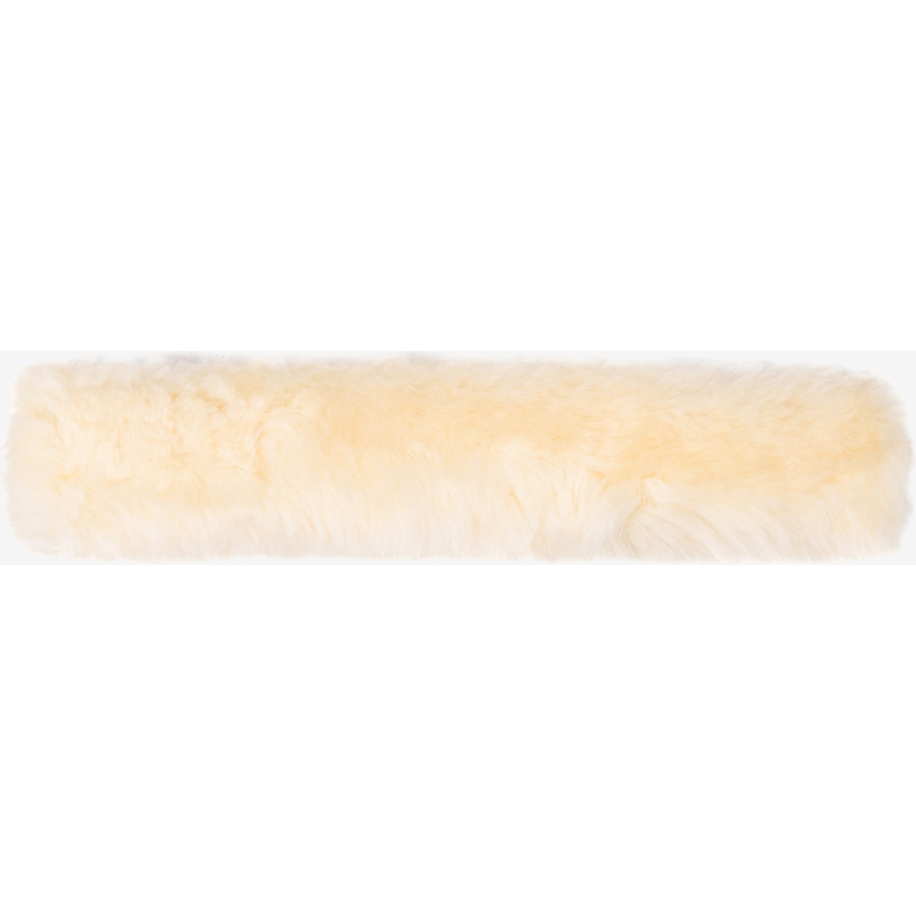LeMieux Simuwool Horse Noseband Cover, Natural