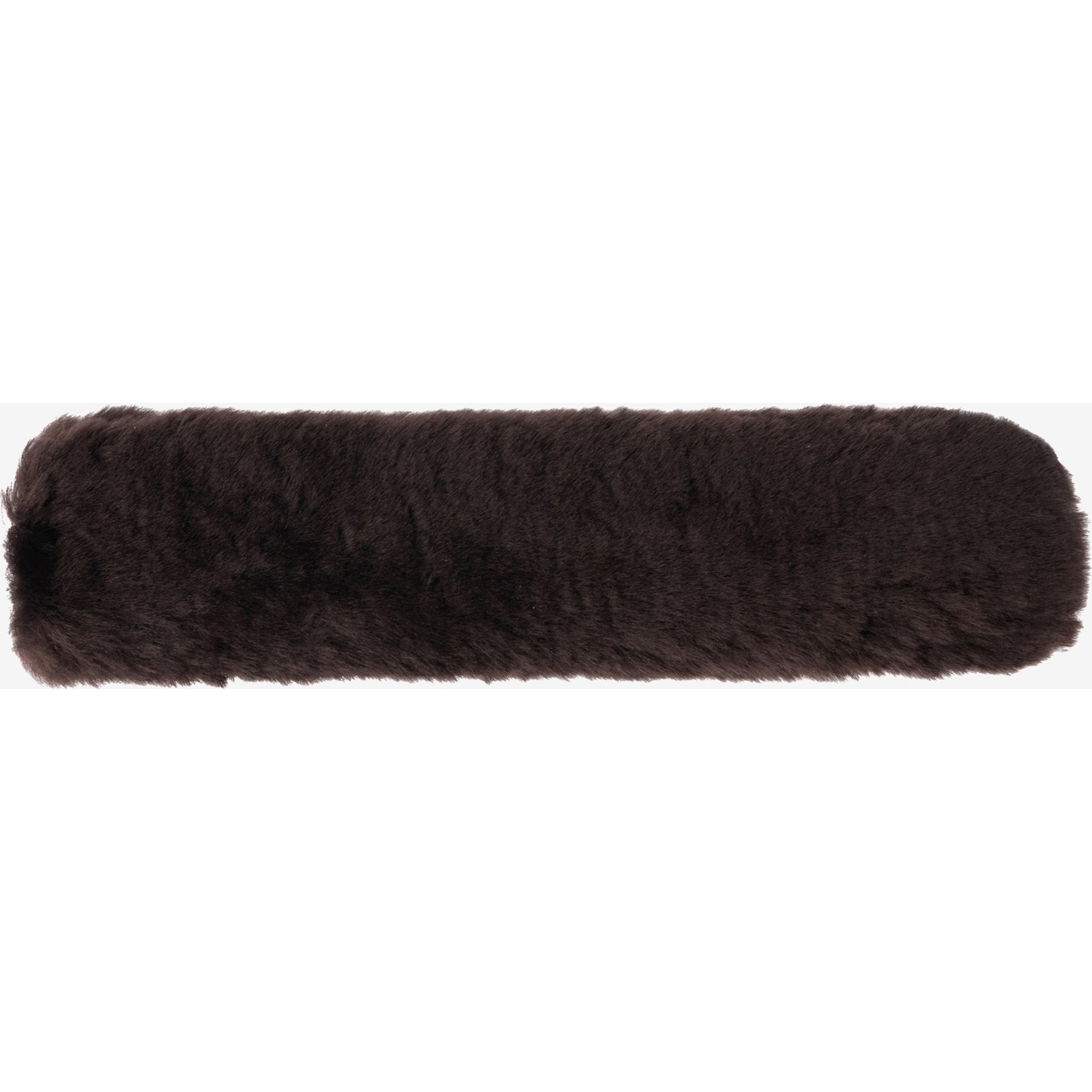 LeMieux Simuwool Horse Noseband Cover, Brown