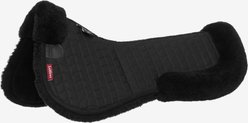 LeMieux Merino+ Half Horse Saddle Pad, Black/Black, Small