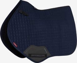 LeMieux Suede Close Contact Square Horse Saddle Pad, Navy, Small/Medium