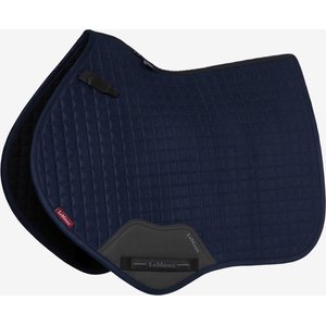 LeMieux Suede Close Contact Square Horse Saddle Pad, Navy, Small/Medium