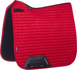 LeMieux Suede Dressage Square Horse Saddle Pad, Chilli, Large