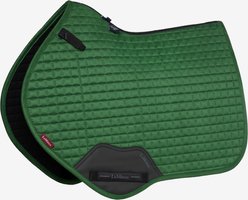 LeMieux Suede Close Contact Square Horse Saddle Pad, Hunter Green, Small/Medium