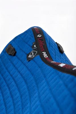 Show full view: LeMieux Suede Dressage Square Horse Saddle Pad, Benetton Blue, Small/Medium slide 9 of 9