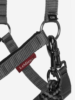 Show full view: LeMieux Vogue Horse Halter & Leadrope, Black, X-Full slide 4 of 9