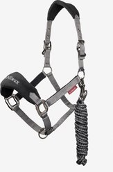 LeMieux Vogue Horse Halter & Leadrope, Black, X-Full