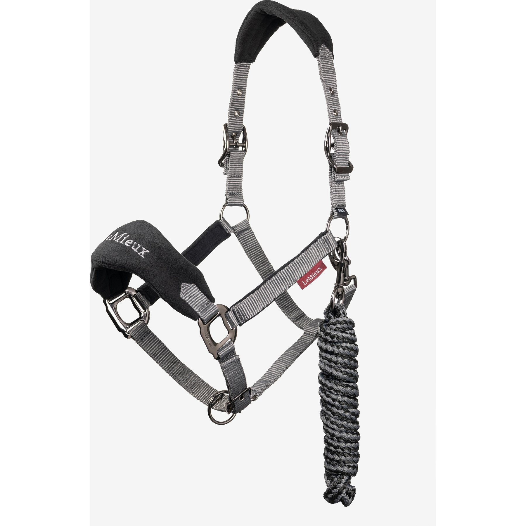 LeMieux Vogue Horse Halter & Leadrope, Black, Pony