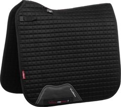 LeMieux Suede Dressage Square Horse Saddle Pad, Black, Large