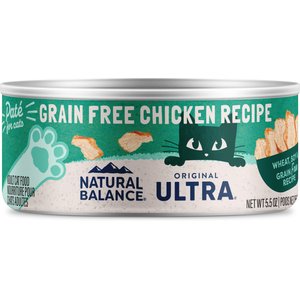 Natural Balance Original Ultra Grain-Free Chicken Recipe Canned Cat Food, 5.5-oz can, case of 24