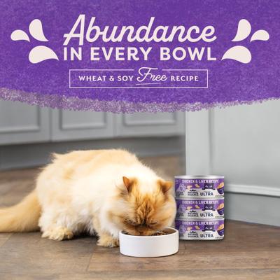 Show full view: Natural Balance Ultra Premium Chicken & Liver Pate Formula Canned Cat Food, 5.5-oz, case of 24 slide 7 of 11