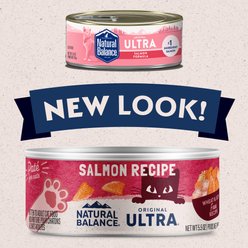 Natural Balance Ultra Premium Salmon Formula Canned Cat Food, 5.5-oz, case of 24 slide 2 of 9