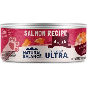 Natural Balance Ultra Premium Salmon Formula Canned Cat Food, 5.5-oz, case of 24