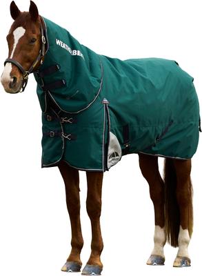 Show full view: WeatherBeeta ComFiTec Plus Dynamic Detach-A-Neck 360G Horse Turnout, Forest Green/Navy, 84-in slide 9 of 9