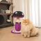 Show in main carousel: Happy & Polly Mushroom Series Sisal Cat Scratcher Toy, Purple, Large slide 1 of 11