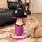 Show in main carousel: Happy & Polly Mushroom Series Sisal Cat Scratcher Toy, Purple, Large slide 4 of 11