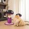 Show in main carousel: Happy & Polly Mushroom Cat Scratcher Toy, Purple, Set of 2, Purple slide 3 of 10